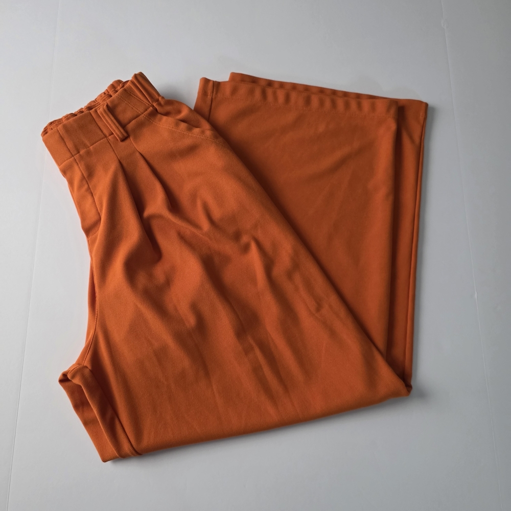 Halara Flex High Waisted Pocket Wide Leg Waffle Work Pants Size Medium Regular - Picture 9 of 15